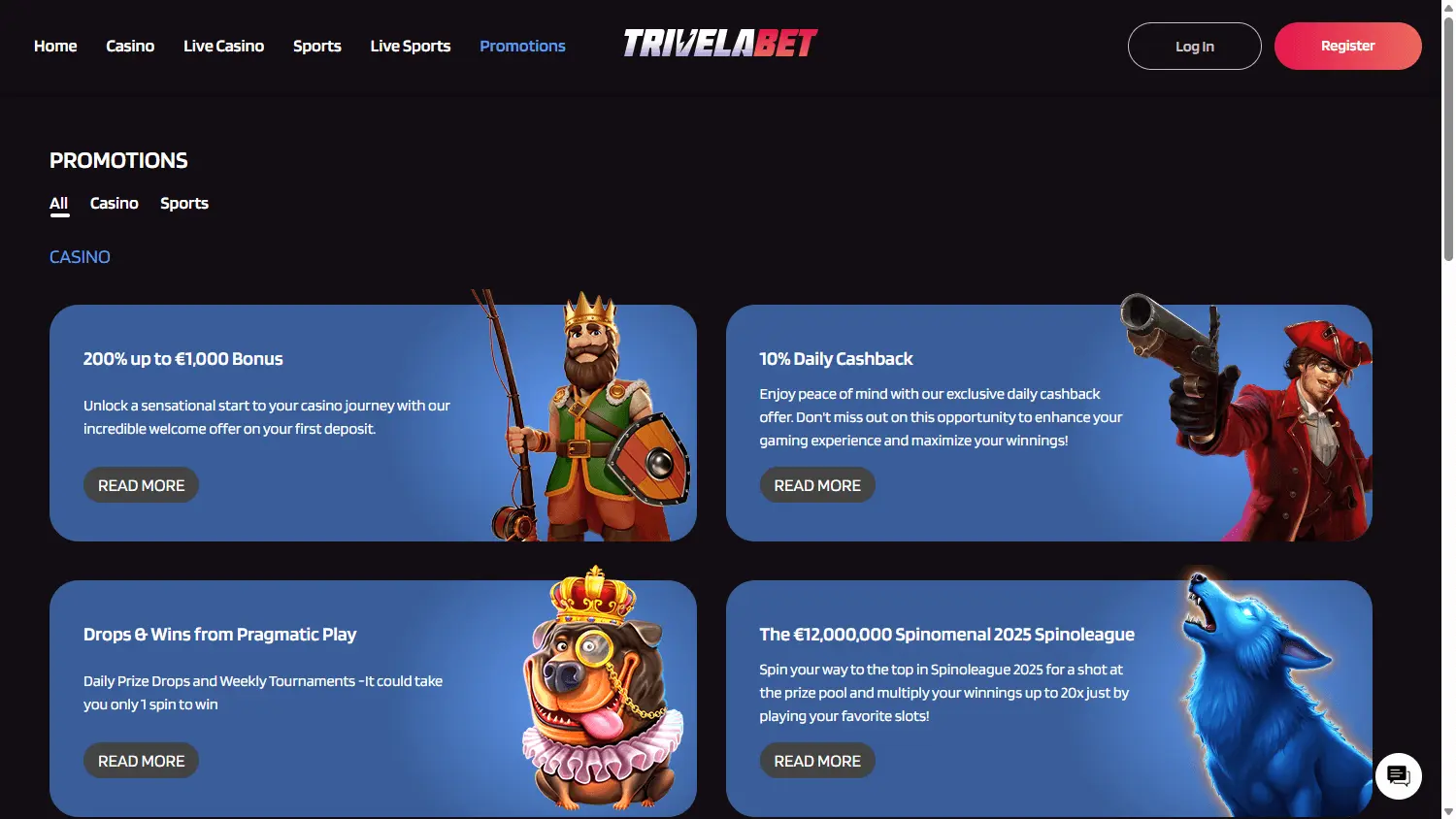 Trivelabet Nederland – Officiële Online Casino 2026 image 3